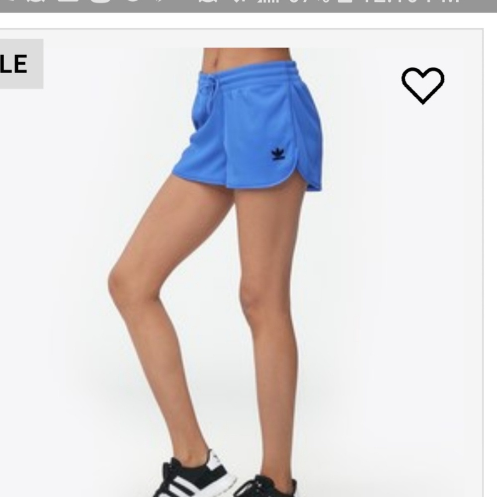 Adidas short, blue